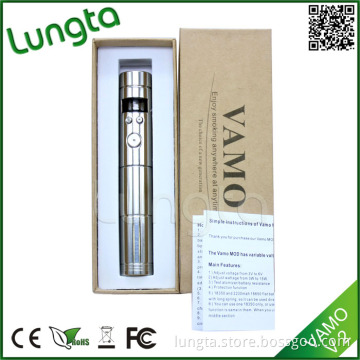 2014 Newest Mechanical Mod Voltage Variable Vamo V2 with 18650 Battery